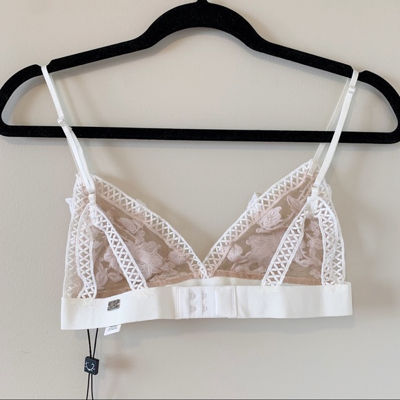 For Love & Lemons Sicily Bra Ivory Size S NWT - Picture 8 of 14